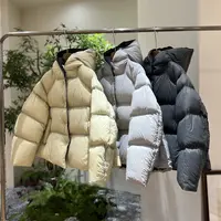 【囍】设计师款 95%白鹅绒 三线锁绒 短款连帽鹅绒服
