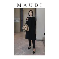 MAUDI优雅永存大衣女爆款2025新款秋冬高级感中长款显瘦外套8179