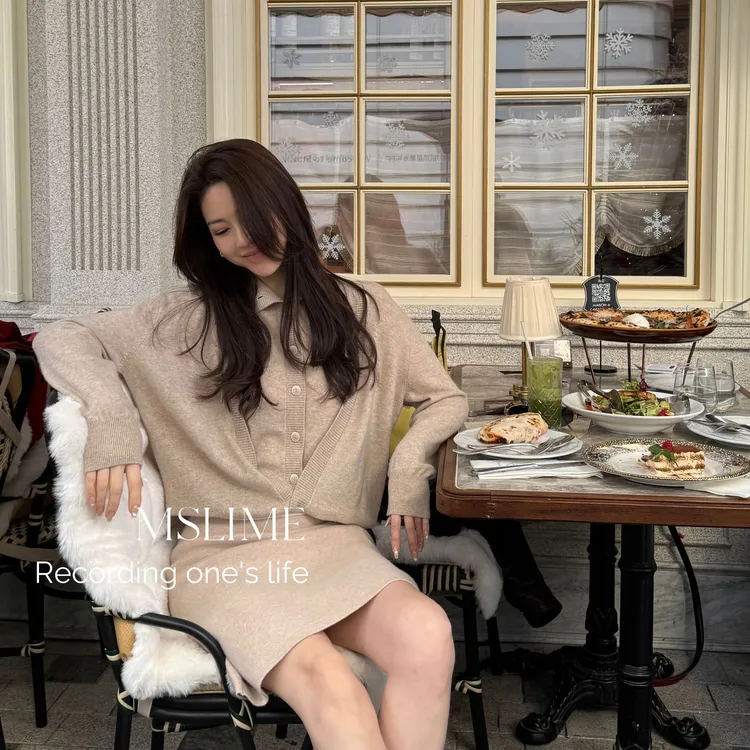 王嬛嬛MsLime 【飒然】山羊绒&绵羊毛秋冬穿搭开衫 HD2D0092