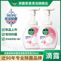 Dettol/滴露慕斯洗手液家用儿童抑菌泡沫型250ml*2瓶