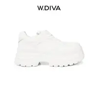 W.Diva【新鲜空气】简洁休闲不累脚真皮增高厚底老爹鞋50X172961