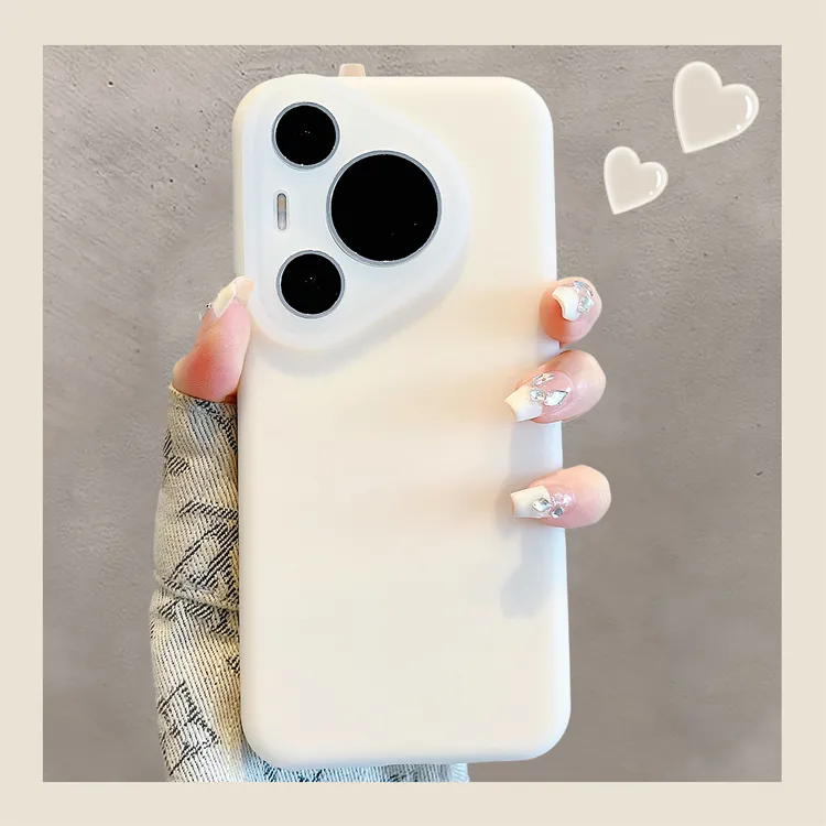 适用华为pura70pro+手机壳果冻液态硅胶mate70pro简约mate60pro女