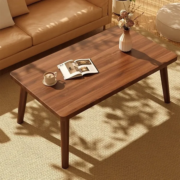 家用小桌子现代简约小户型出租屋小桌子卧室坐地小方桌客厅落地桌