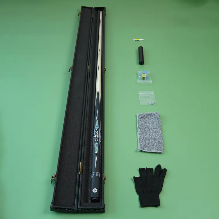 准神仙剑五剑纹一体通杆桌球杆中式黑八球杆小头斯诺克台球杆