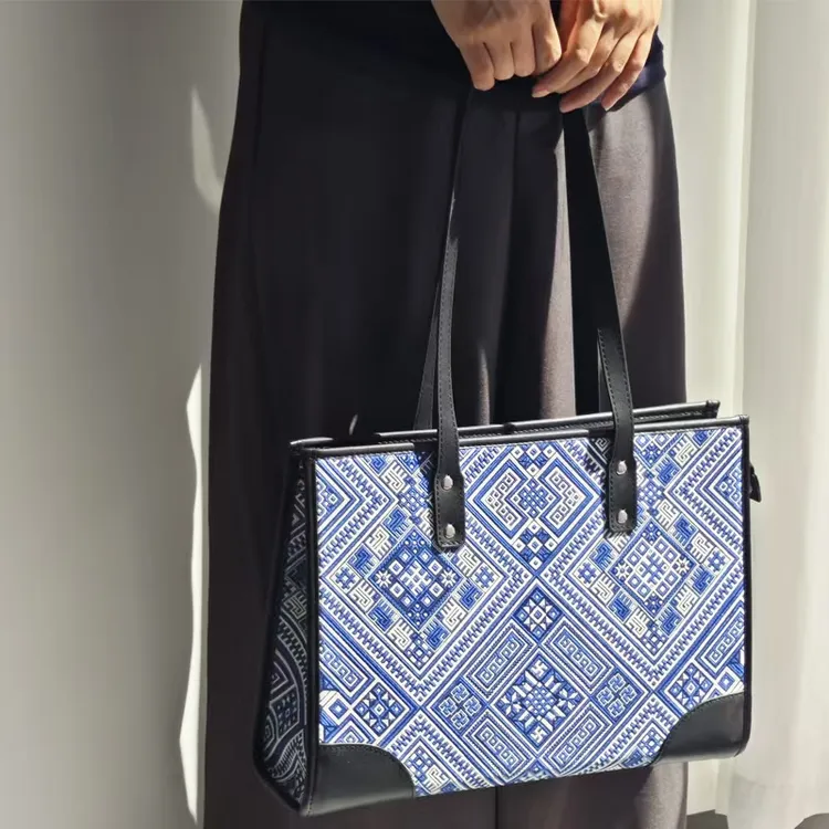 壮锦包民族风耐刮托特包单肩包大托特布包印花通勤单肩肩包休闲