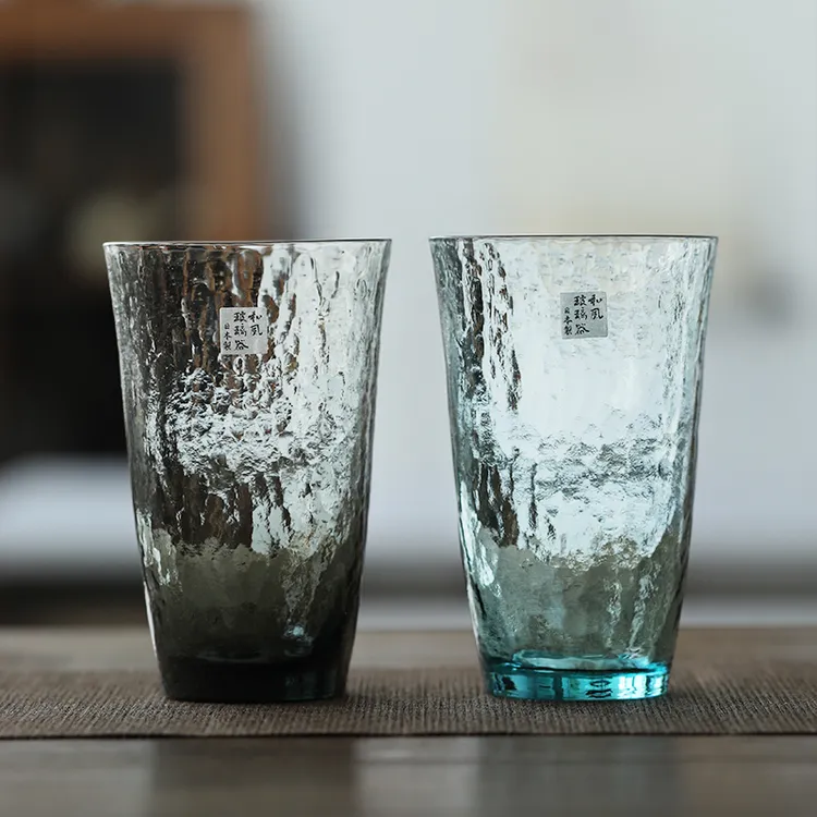同合日本进口东洋佐佐木和风杯子手工锤纹日式家用创意茶杯