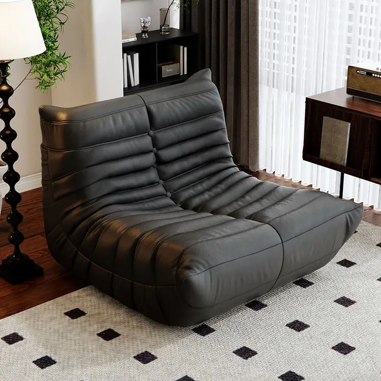 毛毛虫懒人沙发学生宿舍靠背椅子阳台卧室客厅超纤皮科技布免拆洗