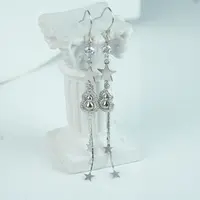 足银银制品 【小北好物】足银葫芦耳钩 2QH34X603