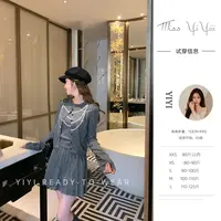 【珍珠少女】<YiYiii>小个子法式珍珠印花针织外套气质休闲半身裙