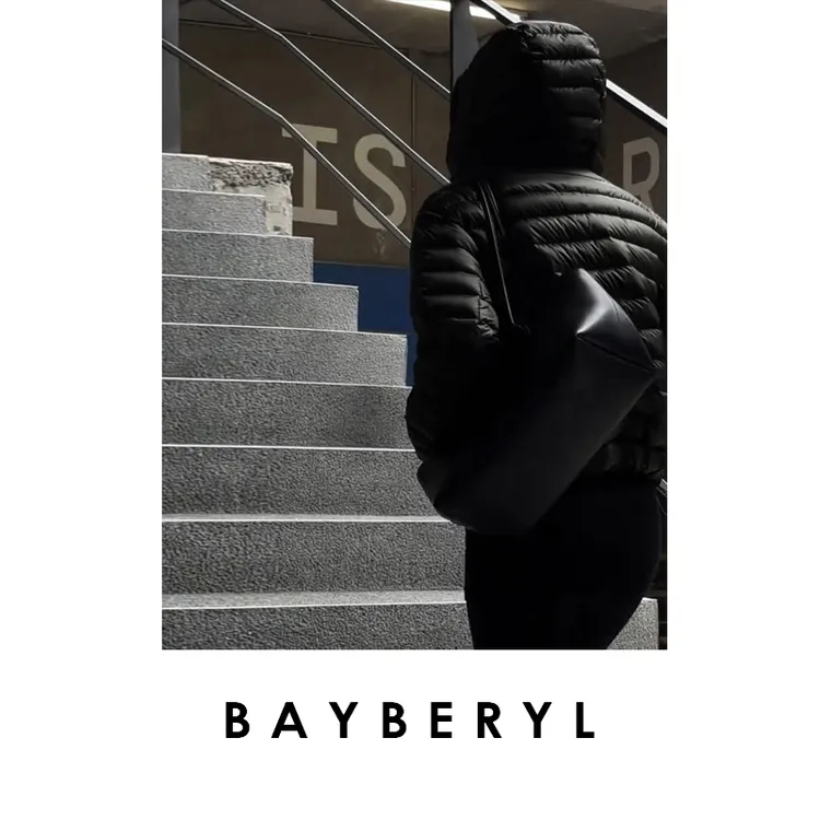  BAYBERYL老贝轻量化*绗缝简约百搭连帽秋羽绒服9YRF5H1223-9/24