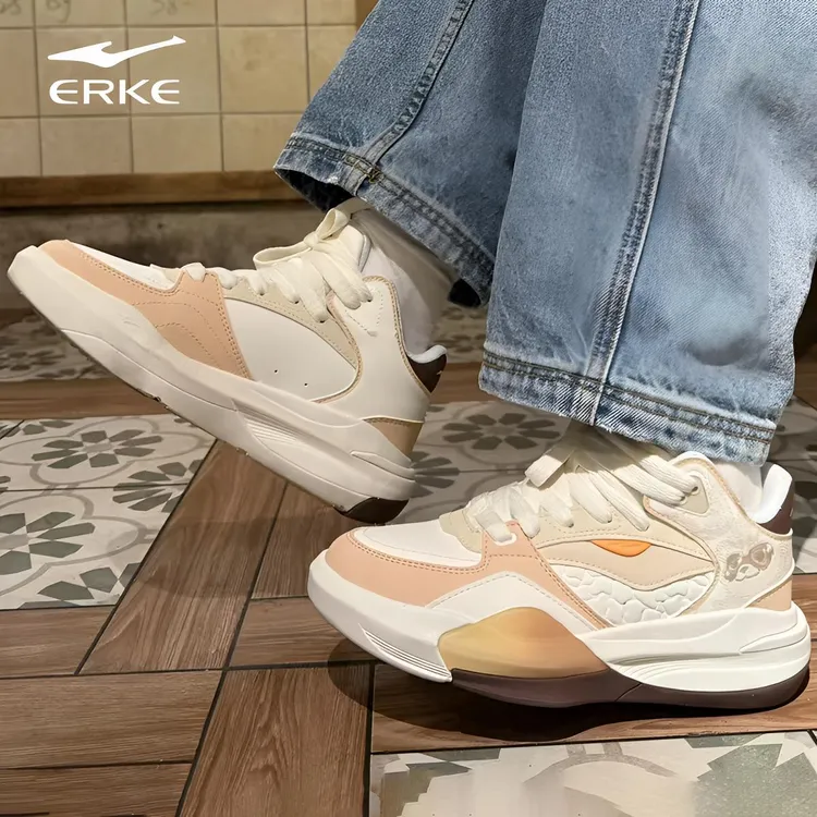 电池熊猫3V2|鸿星尔克冬季加绒保暖厚底休闲百搭男女潮流舒适板鞋