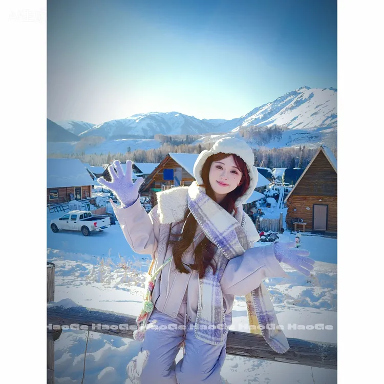 浩哥严选●奶油小软皮HGQ5YRF5347A羽绒服预短款户外保暖冬季防寒