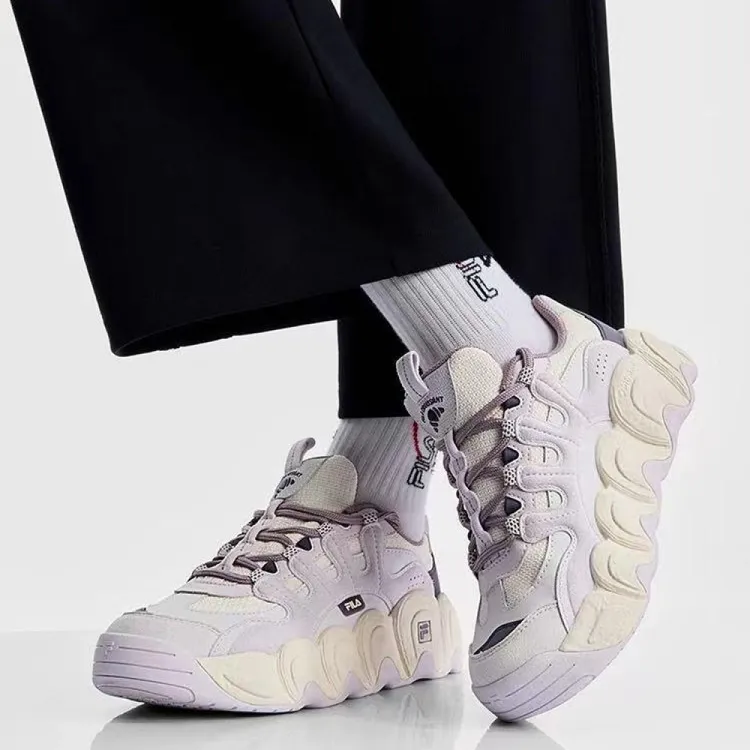 Fila/斐乐女鞋可颂鞋25秋冬新款时尚厚底休闲运动鞋F12W531139