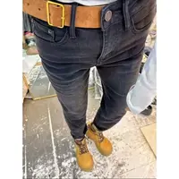 【紧身辣妹】修身显瘦弹力直筒牛仔裤烟管裤
