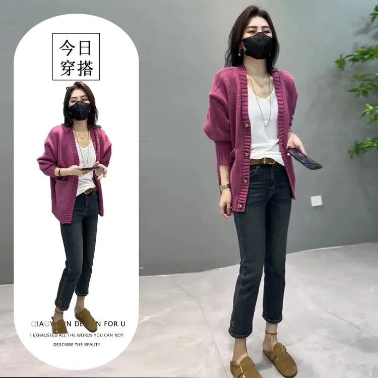 早秋季2025新款女装秋装搭配一整套微胖显瘦遮肉茶系穿搭韩剧套装