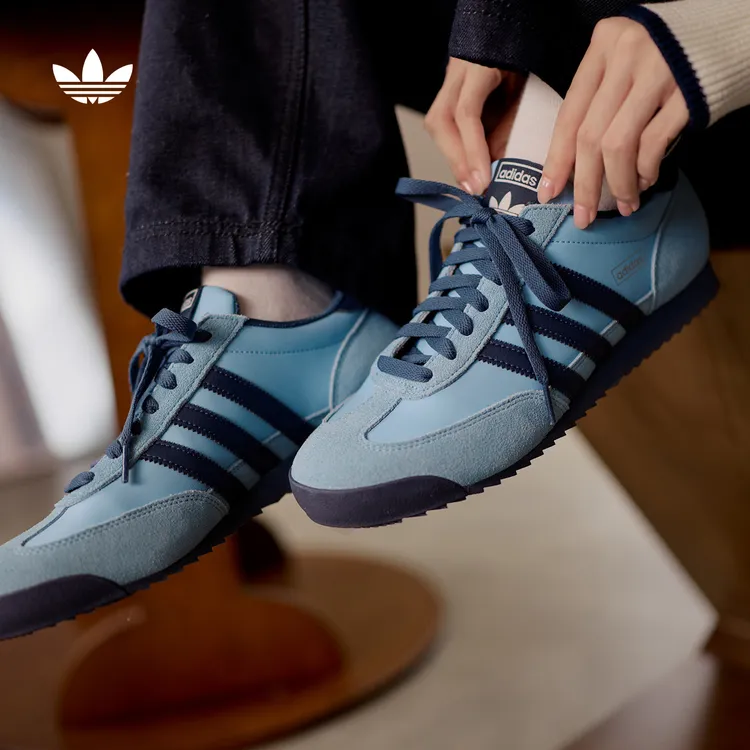 流光风阿迪达斯三叶草「T头鞋」R71复古经典薄底运动鞋男女KI8878
