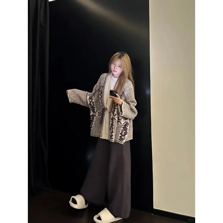 甜美高级感简约纯色半边绒睡衣女秋冬季新款加厚套装家居服可外穿