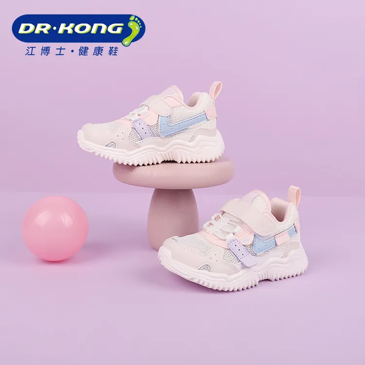Dr.Kong/江博士童鞋春季女童二段超轻网面透气学步运动鞋B1403993