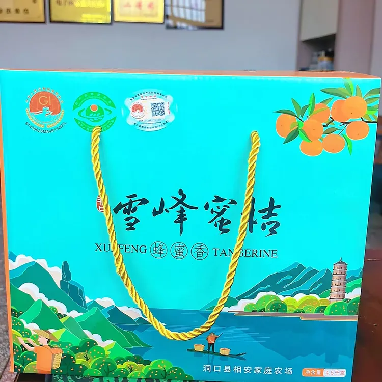 湖南洞口雪峰山现摘早熟无籽蜜桔新鲜应季富含维C水果