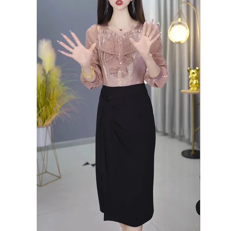 小香风连衣裙2025新款女春秋季今年流行十三行爆款气质轻奢高级感