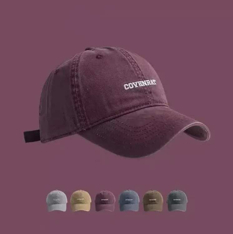 2025新款COY男女棒球帽简约时尚百搭鸭舌帽防紫外线遮阳防晒帽