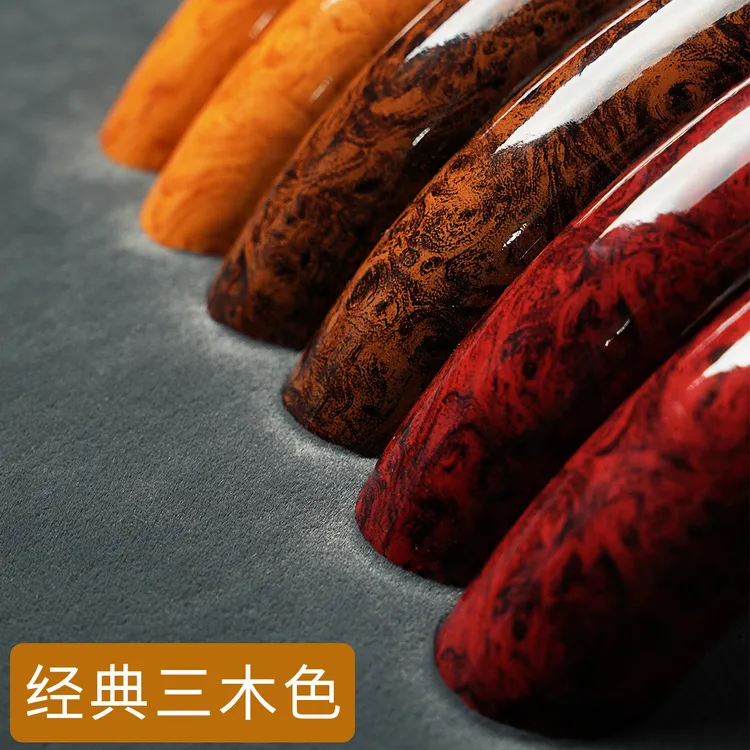 豪华车方向盘套卡套防滑汽车超薄桃木纹高档四季实用汽车用品