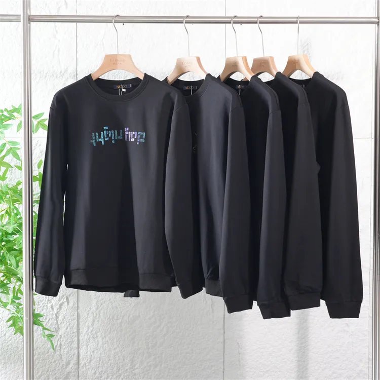 秋季男士时尚印花圆领长袖T恤弹力舒适简约休闲百搭套头卫衣Z1807