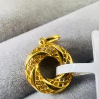 【夏夏专享】足金999饰品 甜甜圈吊坠 1.71 GP