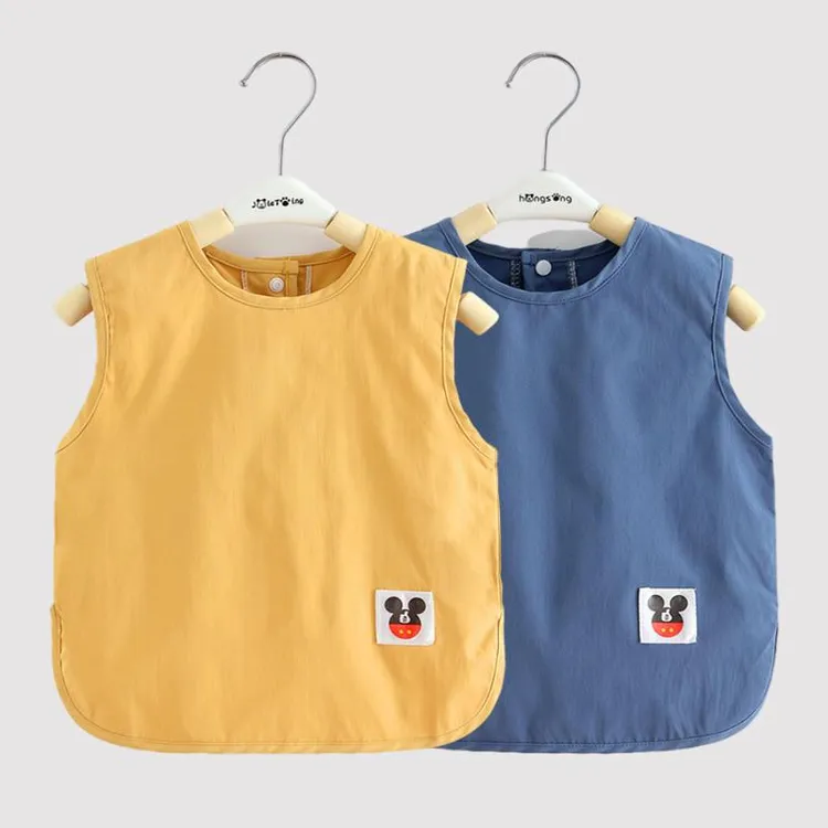 宝宝婴儿吃饭罩衣防水防脏围兜食饭兜儿童口水巾围嘴幼儿园反穿衣