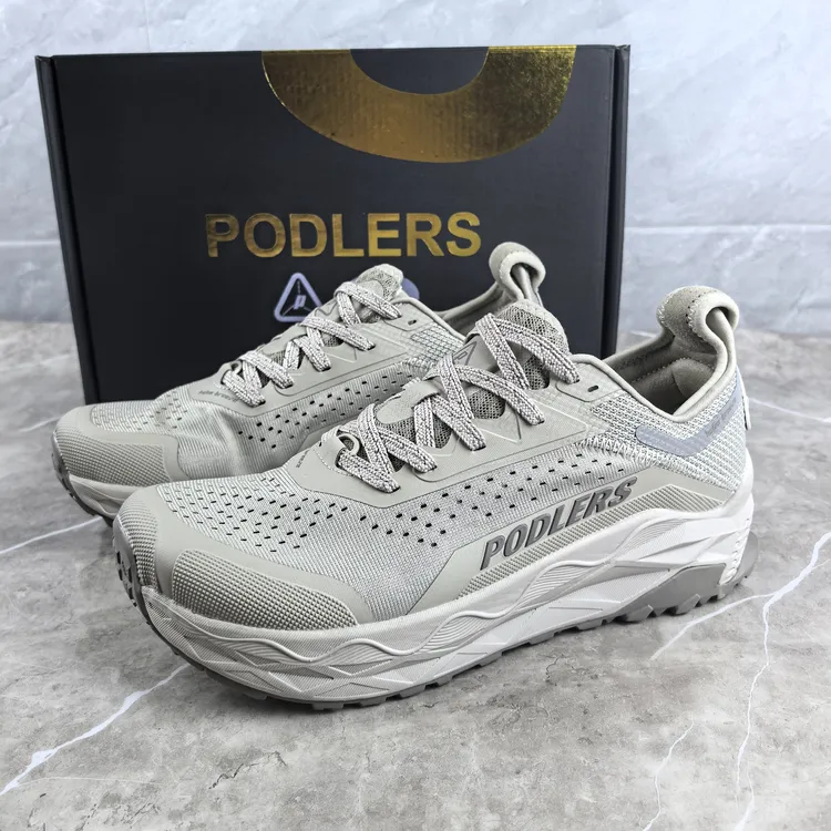 PODLERS玻德利英国越野跑鞋女宽楦4e宽头大脚运动鞋男脚宽脚胖高