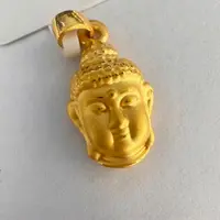 【陈晨专享】足金999饰品 佛头吊坠 1.71 GP