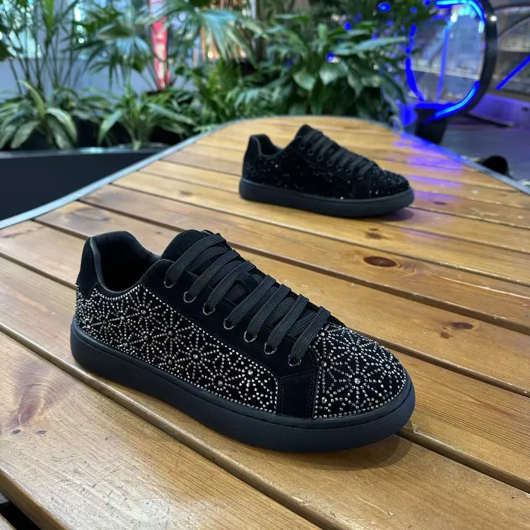 （单鞋）春秋轻质磨砂皮板鞋中年休闲板鞋低帮百搭潮鞋男鞋