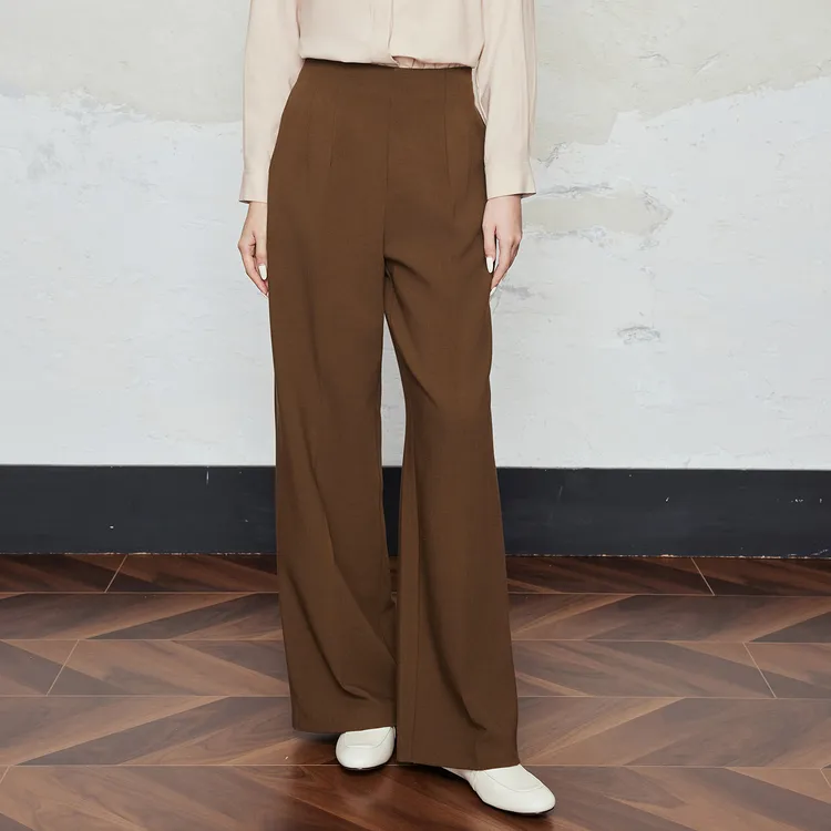 【清仓】老钱风复古气质宽松阔腿直筒长裤