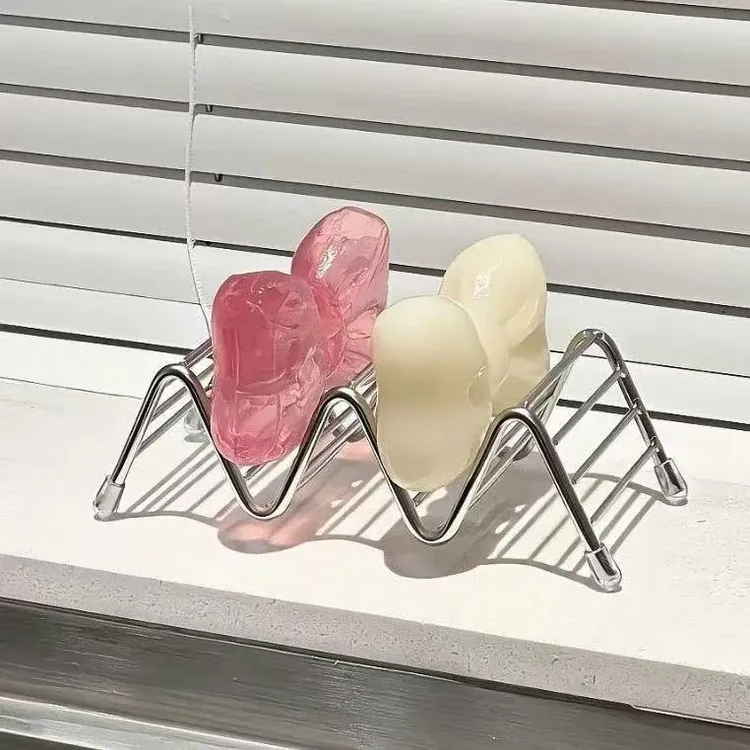 肥皂盒家用卫生间沥水肥皂架不锈钢香皂盒置物架浴室香皂架