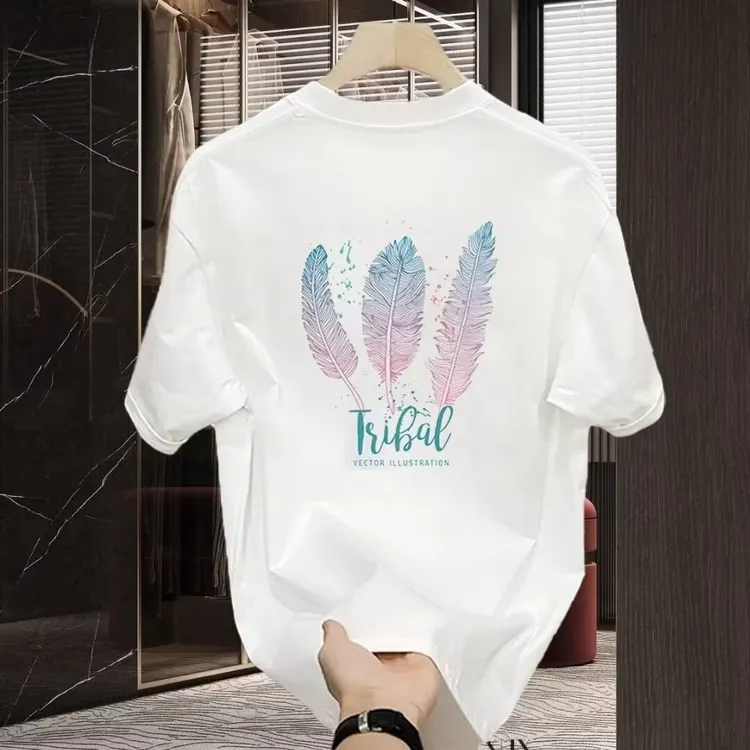 打底新款短袖男夏季潮流简约t恤短袖男t恤休闲男生大码宽松T恤