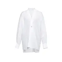 【迪丝嫚苓】白色外套时尚百搭长袖透气休闲薄款宽松原创设计师小众