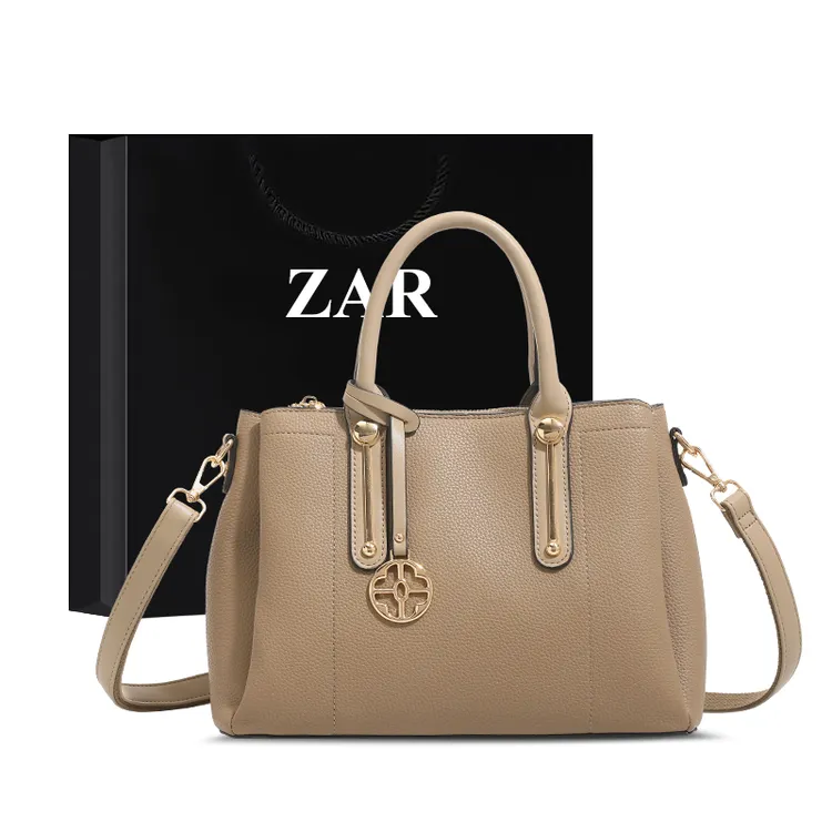 ZAR&RUILR/查瑞娜轻奢手提包包女大气婆婆妈妈包大容量通勤斜挎包