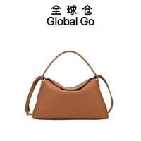 【全球仓Global Go】简约几何通勤手提便当包百搭单肩包M-005棕色