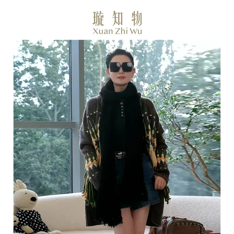 佛罗伦萨流苏外套 1oo绵羊毛面料柔软亲肤舒北欧风王璇原创设计