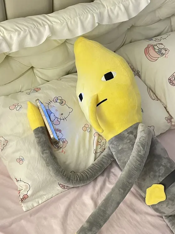 探险抽象毛绒玩具长腿柠檬公爵公仔玩偶睡觉陪伴好物生日礼物