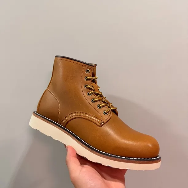 9111阿美卡叽复古风工作鞋英伦风高帮
