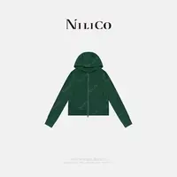 NILICO【心动符号】北欧休闲风暖绒温柔显瘦百搭连帽外套