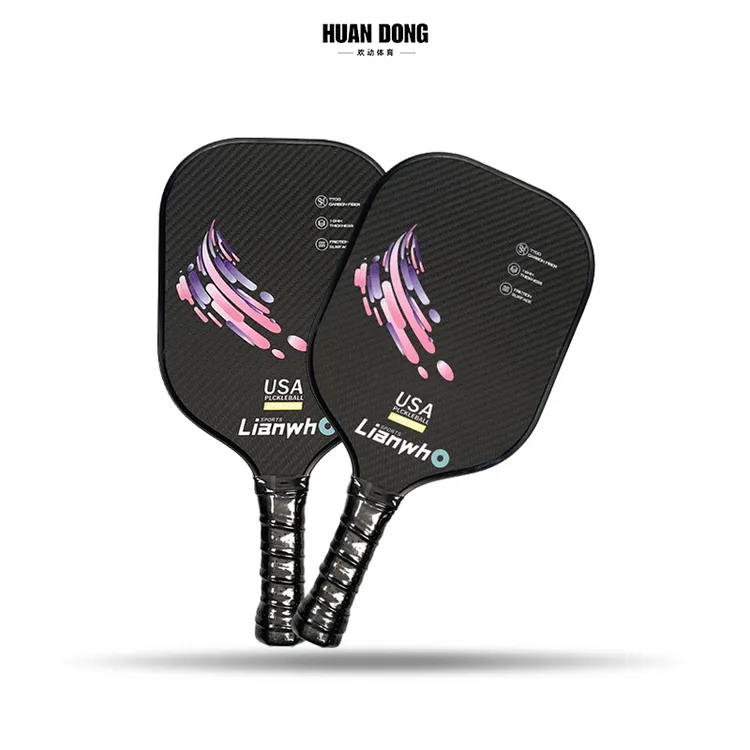 Pickleball匹克球拍碳纤维球拍3K专业训练室外户外运动套组组合