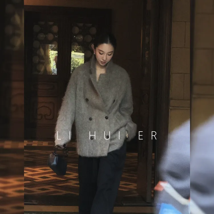 LiHuiEr李慧儿【罗马午后】2025冬季显瘦气质舒适设计师款外套25760