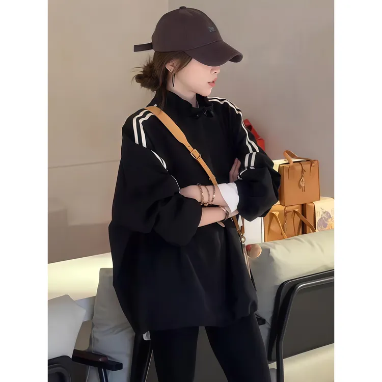 韩版休闲夹棉外套女秋冬季新款冲锋衣宽松显瘦棒球服加厚夹克上衣