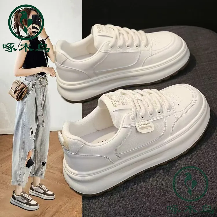 【啄木鸟F-3】品牌休闲低帮休闲板鞋女鞋秋季欧若精灵风3
