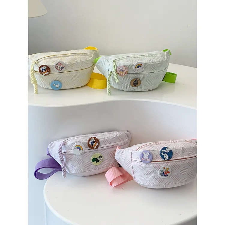 简约休闲ins风包包女小清新森系斜挎包运动胸包小众学生时尚腰包