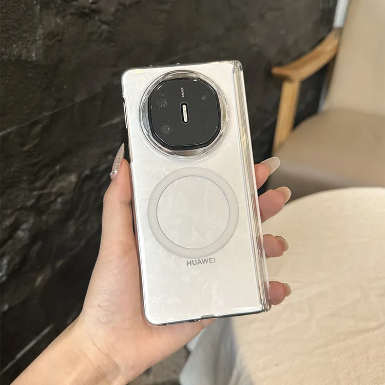 适用于华为matex6折叠屏手机壳透明磁吸中轴铰链全包手机壳