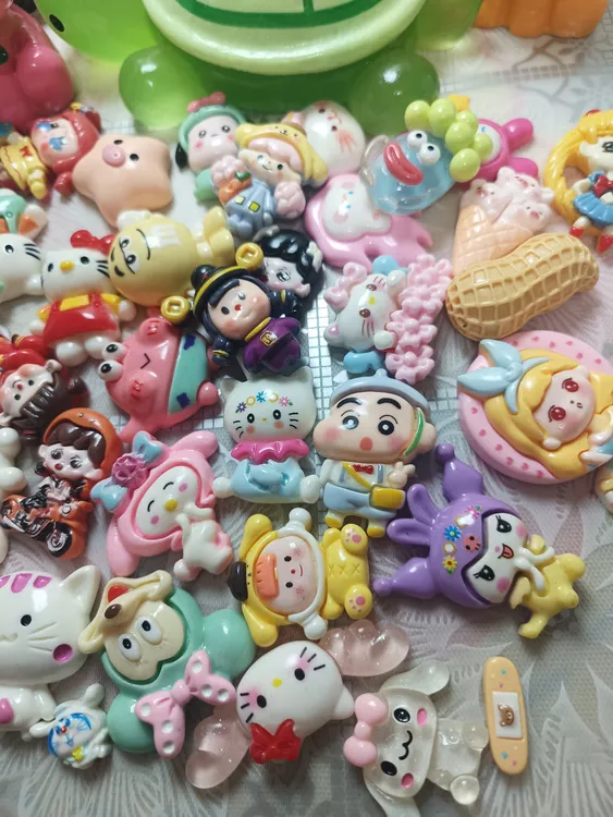 卡通树脂奶油胶DIY材料手机壳装饰手工饰品配件款式丰富