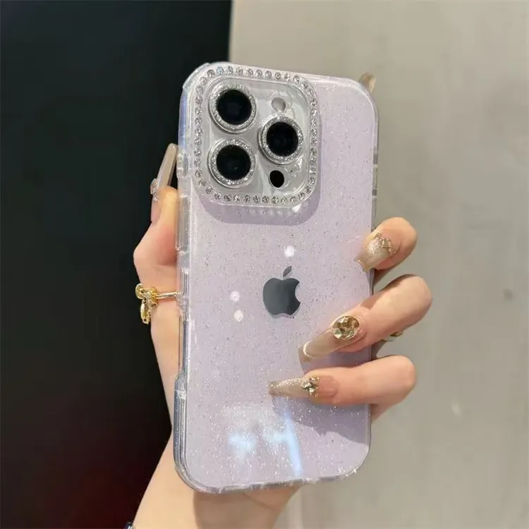 新款高颜值闪粉果冻适用iPhone17Promax苹果16手机壳13/14小众11